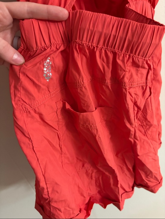 NEW FP Movement Noiseless Back On Trek Shortsie Extra Small Orange - Picture 5 of 6